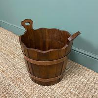 Spectacular 19th Century Victorian Oak Antique Log Bucket (4 of 5) Spectacular 19th Century Victorian Oak Antique Log Bucket (4 of 5)