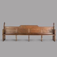 Fabulous Pair of 19th Century English Oak Pews (5 of 6) Fabulous Pair of 19th Century English Oak Pews (5 of 6)