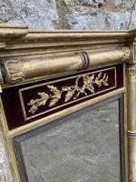 Regency Gilt Pier Mirror With Red Velvet Panel (6 of 7) Regency Gilt Pier Mirror With Red Velvet Panel (6 of 7)
