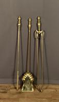 Good Set of Late Victorian Brass Andirons (4 of 6) Good Set of Late Victorian Brass Andirons (4 of 6)
