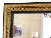 Large Black and Gilt 19th Century Overmantle or Wall Mirror (2 of 6) Large Black and Gilt 19th Century Overmantle or Wall Mirror (2 of 6)