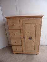 Victorian 4 Drawer 1 Door Antique Pine Storage Food Cupboard to wax / paint (3 of 8) Victorian 4 Drawer 1 Door Antique Pine Storage Food Cupboard to wax / paint (3 of 8)