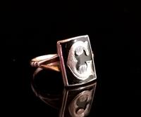 Antique Victorian Mourning Ring, Initial C, 9ct Rose Gold (7 of 10) Antique Victorian Mourning Ring, Initial C, 9ct Rose Gold (7 of 10)