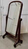 Large Victorian Mahogany Cheval Dressing Mirror (6 of 9) Large Victorian Mahogany Cheval Dressing Mirror (6 of 9)