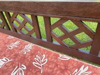 Large 3 Seater Vintage 20th Century Colonial Style Teak Garden Bench (10 of 33) Large 3 Seater Vintage 20th Century Colonial Style Teak Garden Bench (10 of 33)
