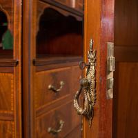 Antique Gentleman's Triple Wardrobe, English, Mahogany, Cabinet, Victorian, 1880 (9 of 12) Antique Gentleman's Triple Wardrobe, English, Mahogany, Cabinet, Victorian, 1880 (9 of 12)