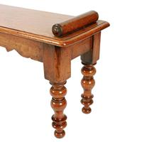 Victorian Mahogany Window Seat Bench (5 of 8) Victorian Mahogany Window Seat Bench (5 of 8)