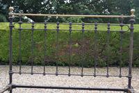 Original Victorian Brass and Iron King Size 5ft Bedstead. Bed Fully Restored in Your Choice of Colour (9 of 15) Original Victorian Brass and Iron King Size 5ft Bedstead. Bed Fully Restored in Your Choice of Colour (9 of 15)