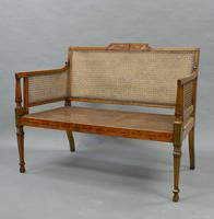 Fine 19th Century Satinwood Bergere Sofa (2 of 6) Fine 19th Century Satinwood Bergere Sofa (2 of 6)