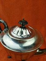 Antique Silver Plate Sheffield Teapot - Art Deco C1920 (10 of 11) Antique Silver Plate Sheffield Teapot - Art Deco C1920 (10 of 11)