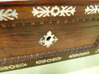 Inlaid Rosewood Table Box / Jewellery Box c.1840 (8 of 12) Inlaid Rosewood Table Box / Jewellery Box c.1840 (8 of 12)
