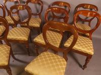 Set of 10 Victorian Mahogany Balloon Back Dining Chairs (9 of 12) Set of 10 Victorian Mahogany Balloon Back Dining Chairs (9 of 12)