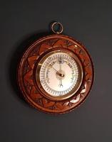 Antique Polished Walnut Barometer (2 of 5) Antique Polished Walnut Barometer (2 of 5)