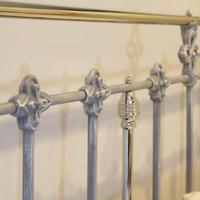 Antique Bed with Nickel Plating (8 of 9) Antique Bed with Nickel Plating (8 of 9)