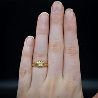 Antique Old Cut Diamond Solitaire Belcher 18ct Gold Ring (4 of 10) Antique Old Cut Diamond Solitaire Belcher 18ct Gold Ring (4 of 10)