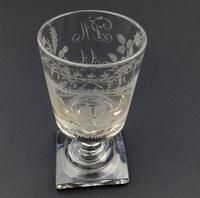 Good Georgian Sunderland Bridge Commemorative Glass Rummer c.1800 (2 of 8) Good Georgian Sunderland Bridge Commemorative Glass Rummer c.1800 (2 of 8)