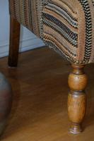 Antique Oak Legged Afghan Kelim Covered Chair (7 of 10) Antique Oak Legged Afghan Kelim Covered Chair (7 of 10)