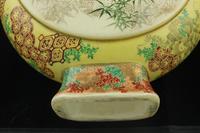 Antique Meiji Japanese Satsuma Moon Flask Vase - Signed (12 of 14) Antique Meiji Japanese Satsuma Moon Flask Vase - Signed (12 of 14)