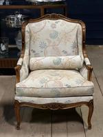 Superb Pair of French Upholstered Bergere Chairs (5 of 28) Superb Pair of French Upholstered Bergere Chairs (5 of 28)