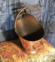 Georgian Copper Coal Scuttle (5 of 7) Georgian Copper Coal Scuttle (5 of 7)