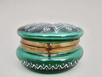 19th Century French Enamelled Glass Trinket Box c.1890 (6 of 7) 19th Century French Enamelled Glass Trinket Box c.1890 (6 of 7)