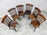 Matched Set of 6 Windsor Kitchen Chairs c.1890 (5 of 7) Matched Set of 6 Windsor Kitchen Chairs c.1890 (5 of 7)