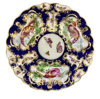 Pair of Porcelain Cabinet Plates in First Period Worcester Design c.1890 (2 of 5) Pair of Porcelain Cabinet Plates in First Period Worcester Design c.1890 (2 of 5)