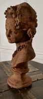Weathered Iron Bust of a Woman (2 of 4) Weathered Iron Bust of a Woman (2 of 4)