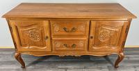 Cabinet Vintage French Oak Storage Drawers Carved Sideboard