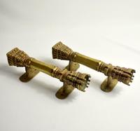 Pair of Early 20th Century Brass Candle Wall Sconces (4 of 8) Pair of Early 20th Century Brass Candle Wall Sconces (4 of 8)