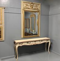 Large French Paint & Gilt Trumeau Mirror (10 of 11) Large French Paint & Gilt Trumeau Mirror (10 of 11)
