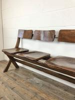 Antique Victorian Elm Four Seater Bench (8 of 12) Antique Victorian Elm Four Seater Bench (8 of 12)