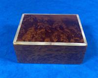 1920s Burr Cedar Box Edged in Mother of Pearl (7 of 9) 1920s Burr Cedar Box Edged in Mother of Pearl (7 of 9)