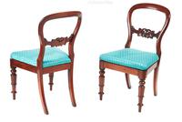 4 Victorian Mahogany Balloon back dining chairs (2 of 6) 4 Victorian Mahogany Balloon back dining chairs (2 of 6)