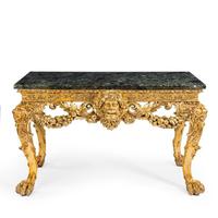 Imposing Victorian giltwood console table in the manner of William Kent (2 of 8) Imposing Victorian giltwood console table in the manner of William Kent (2 of 8)