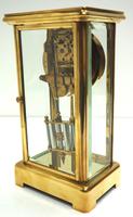 Fine Antique French Table Regulator with Visible Pendulum 8 Day 4 Glass Mantel Clock (7 of 10) Fine Antique French Table Regulator with Visible Pendulum 8 Day 4 Glass Mantel Clock (7 of 10)