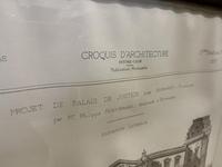 19th Century French Architectural Print (3 of 4) 19th Century French Architectural Print (3 of 4)