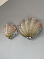 Pair of Art Deco Clamshell Wall Lights, Rewired (8 of 12) Pair of Art Deco Clamshell Wall Lights, Rewired (8 of 12)