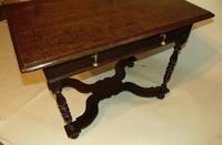 William & Mary Oak Side Table (3 of 9) William & Mary Oak Side Table (3 of 9)