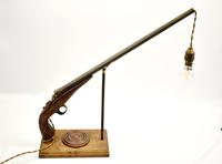 19th Century Long Hexagon Barreled Pistol Converted to a Lamp (4 of 18) 19th Century Long Hexagon Barreled Pistol Converted to a Lamp (4 of 18)