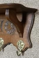 Small Continental Carved Oak Hanging Coat Rack (5 of 7) Small Continental Carved Oak Hanging Coat Rack (5 of 7)