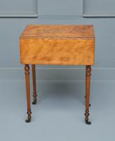 Regency Satinwood Pembroke Work / Lamp / Side Table (6 of 10) Regency Satinwood Pembroke Work / Lamp / Side Table (6 of 10)
