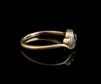 Art Deco Sapphire & Diamond trilogy ring, 18ct gold (10 of 10) Art Deco Sapphire & Diamond trilogy ring, 18ct gold (10 of 10)