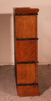 Globe Wernicke Oak Bookcase of Three Elements (12 of 12) Globe Wernicke Oak Bookcase of Three Elements (12 of 12)