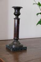 Rare Marble Candlestick with Two Different Marbles (4 of 4) Rare Marble Candlestick with Two Different Marbles (4 of 4)