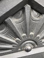 Antique Victorian Cast Iron Overmantle Mirror & Shelf (6 of 8) Antique Victorian Cast Iron Overmantle Mirror & Shelf (6 of 8)