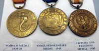 Group of 3 Polish WW2 Medals (2 of 3) Group of 3 Polish WW2 Medals (2 of 3)