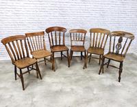 A Harlequin Set of 6 Kitchen Chairs (3 of 7) A Harlequin Set of 6 Kitchen Chairs (3 of 7)