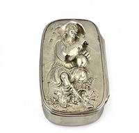 George IV Silver Snuff Box - Edward Farrell - London 1822