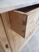 Great 2 Metre Antique Pine 4 Door Dresser Base / TV Stand to wax / paint (7 of 9) Great 2 Metre Antique Pine 4 Door Dresser Base / TV Stand to wax / paint (7 of 9)